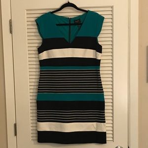 Laundry cap sleeve dress